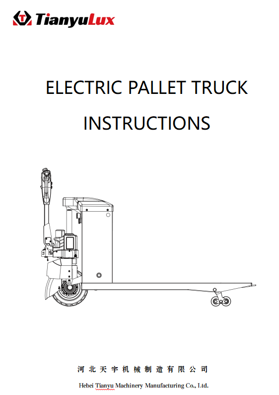 Elektriska pall truck instruktioner