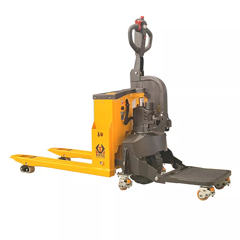Stand-on stand-in elektrisk pallbil